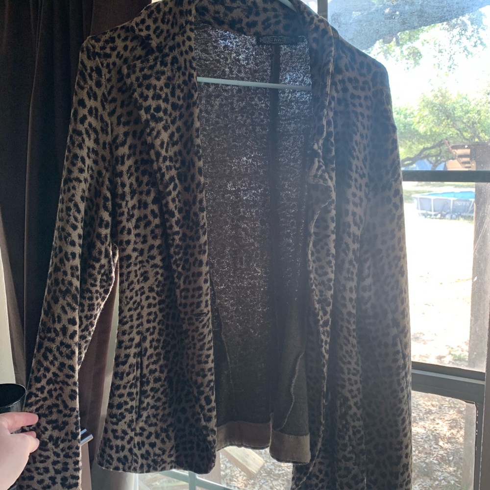 Leopard blazer